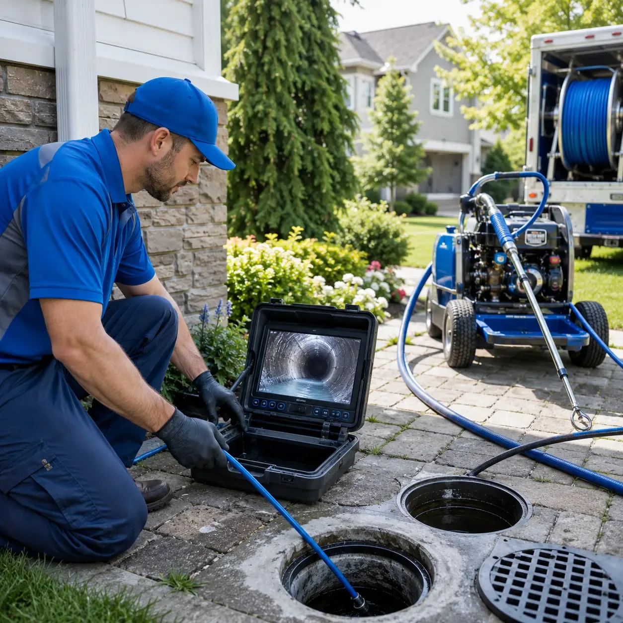 Outdoor drain cleaning professionals serving Ashburn, VA
