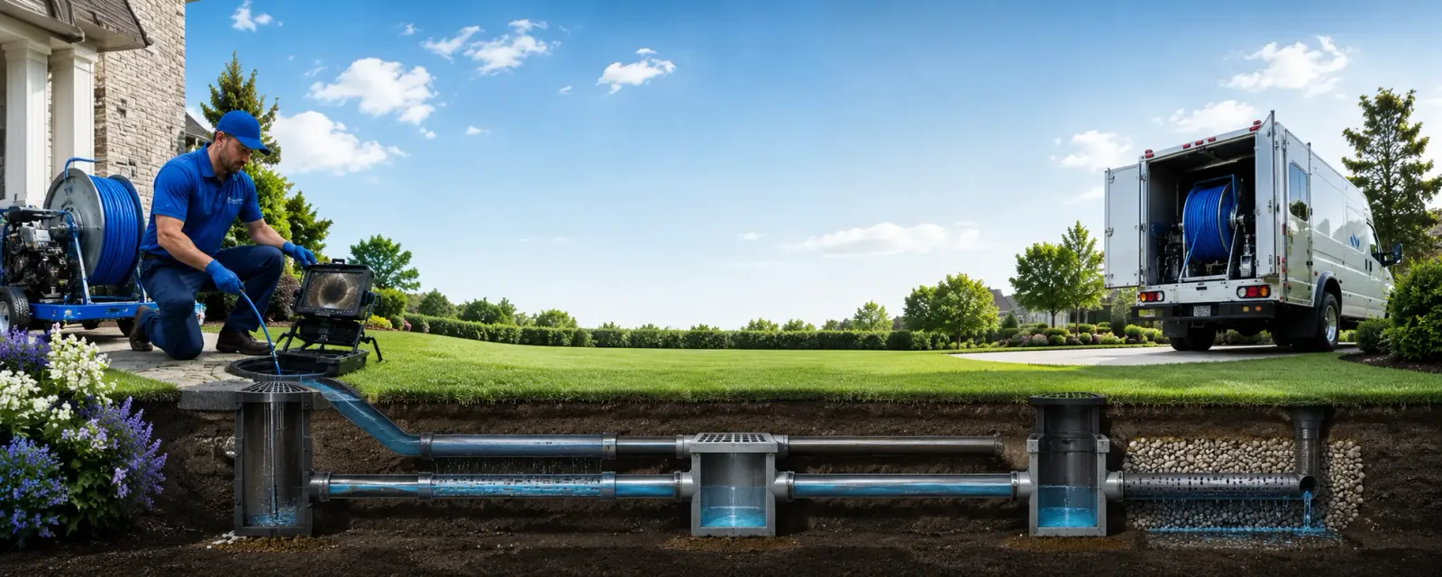 Outdoor drain cleaning information for Ashburn, VA